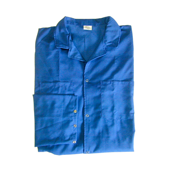 Heavier Cotton ESD Jacket Blue