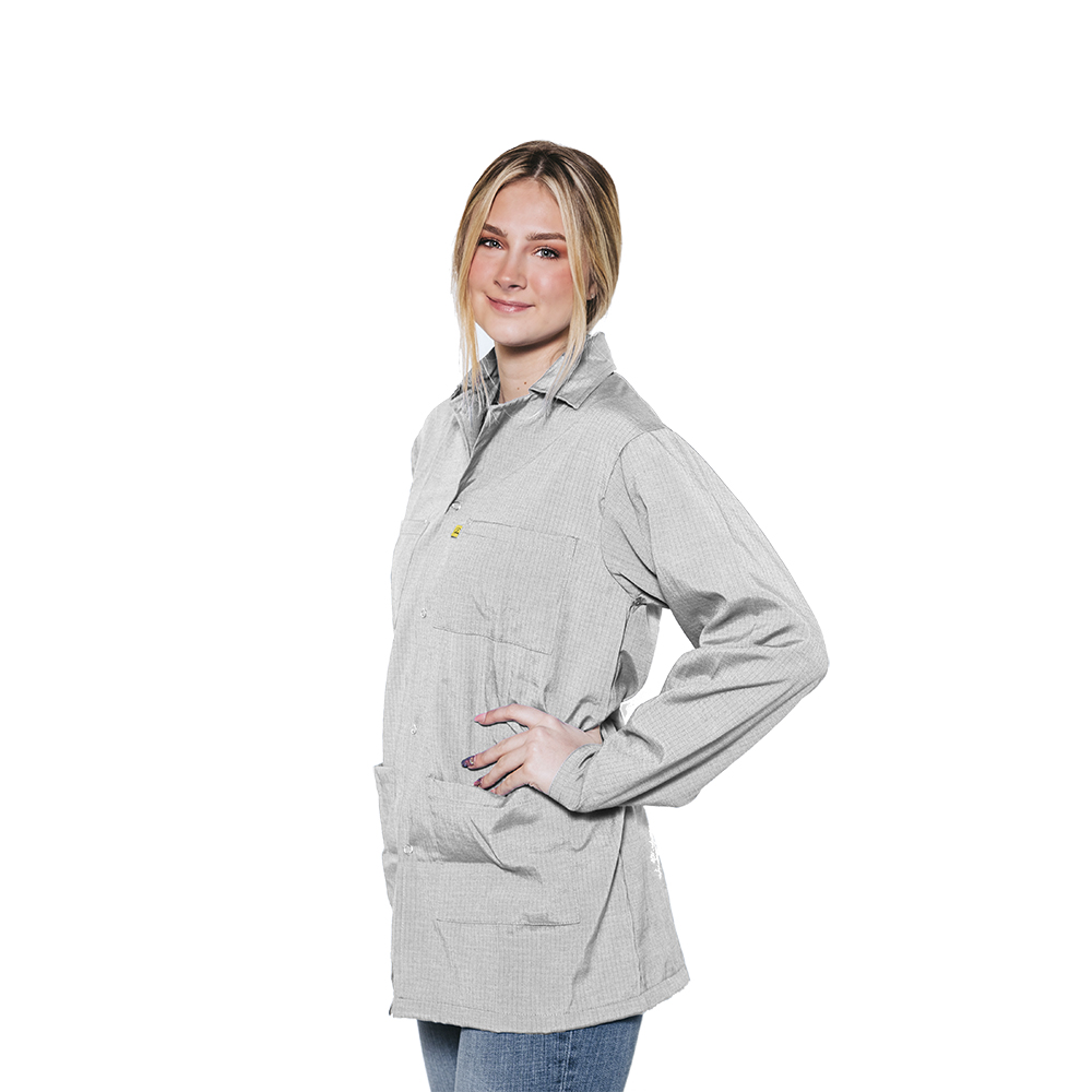 Heavier Cotton ESD Jacket White